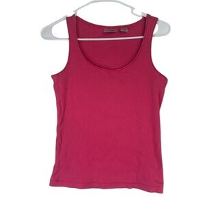 Chico's Pink Fitted Sleeveless Tank Top